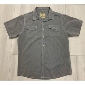 Imperious Men's Casual Modern Fit Button Down Shirt with Chest pockets XL